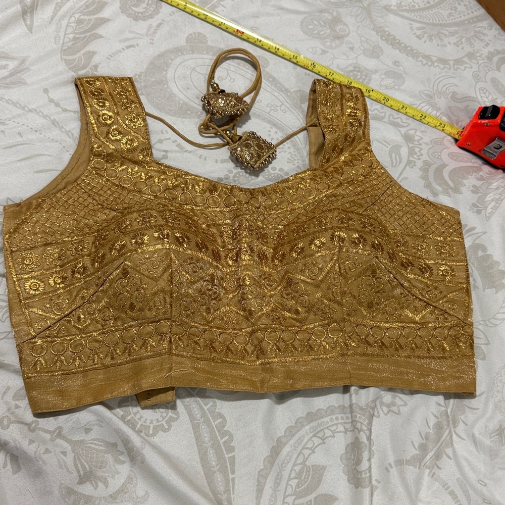 Gold Embroidered Blouse